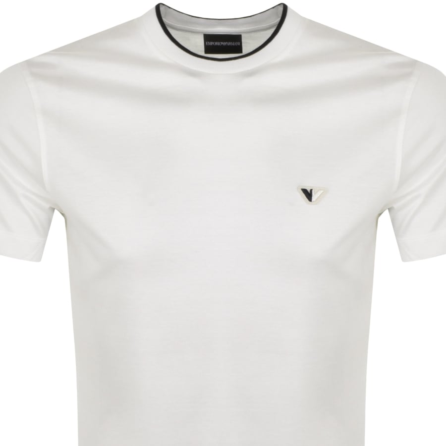 早割航空券 Emporio Armani Crew Neck Logo T Shirt White | Mainline トップス